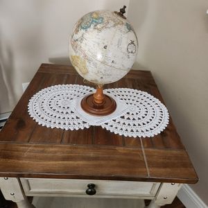 Cotton handmade crochet lace tablecloth